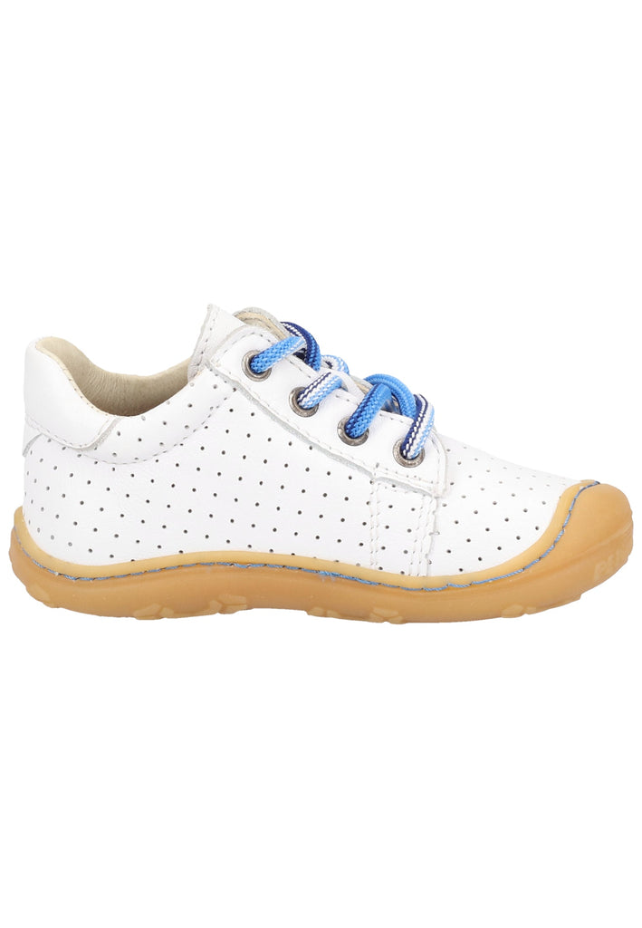 Pepino Halbschuhe Leder Weiß/Blau - surf4shoes