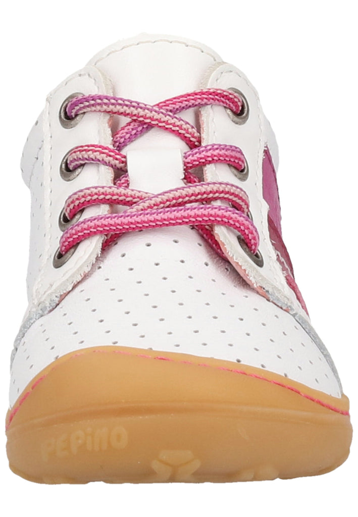 Pepino Halbschuhe Leder Weiß/Pink - surf4shoes