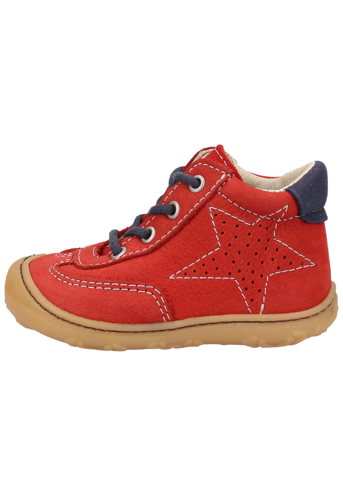 Pepino Halbschuhe Leder/Synthetik Rot - surf4shoes
