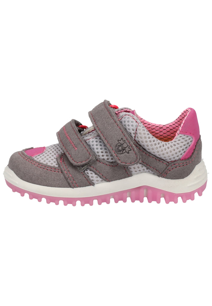 Pepino Sneaker Lederimitat/Mesh Grau/Rosa - surf4shoes