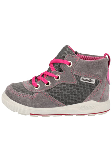 Pepino Sneaker Leder/Synthetik Grau/Rosa - surf4shoes