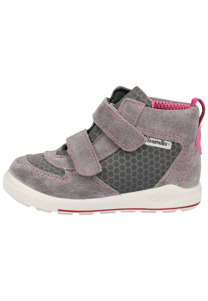 Pepino Sneaker Leder/Synthetik Grau/Rosa - surf4shoes