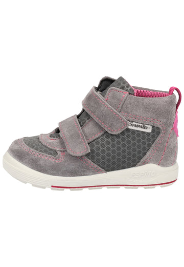 Pepino Sneaker Leder/Synthetik Grau/Rosa - surf4shoes