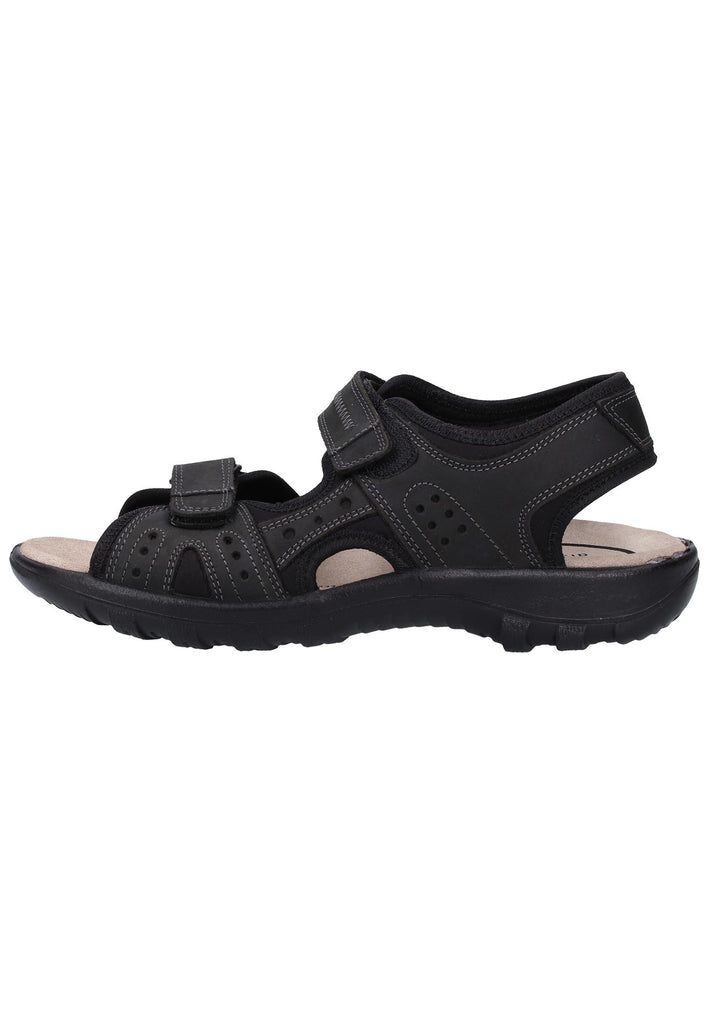 Jomos Sandalen Leder Schwarz - surf4shoes