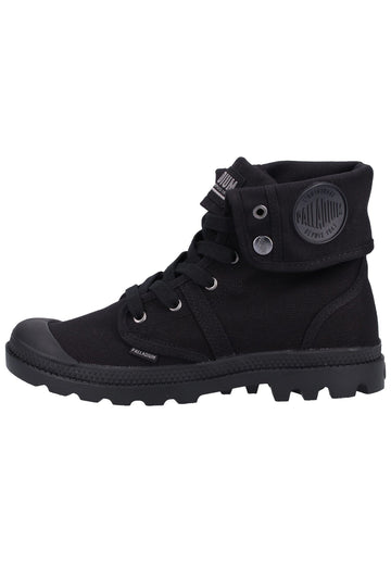 Palladium Stiefelette Canvas Schwarz - surf4shoes
