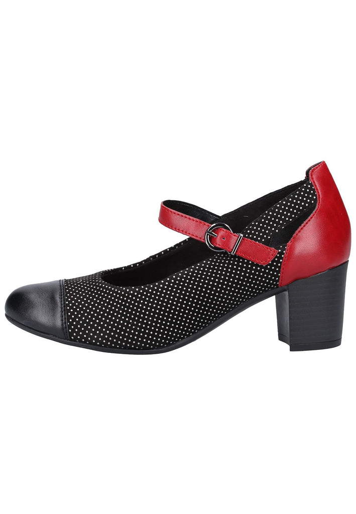 Remonte Pumps Lederimitat Schwarz - surf4shoes