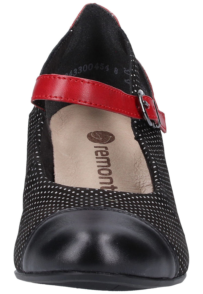 Remonte Pumps Lederimitat Schwarz - surf4shoes