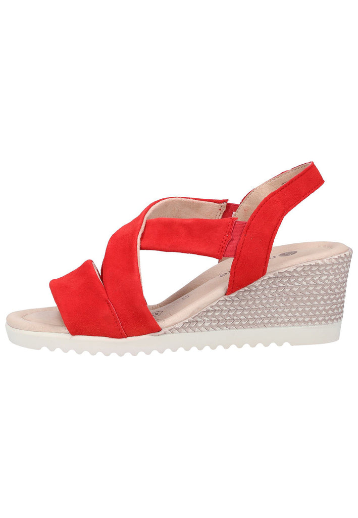 Remonte Sandalen Lederimitat Rot - surf4shoes