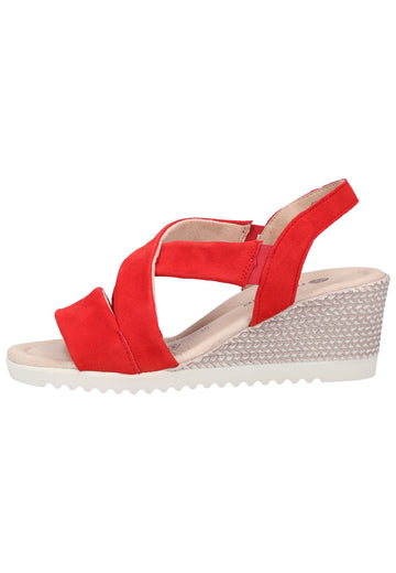 Remonte Sandalen Lederimitat Rot - surf4shoes