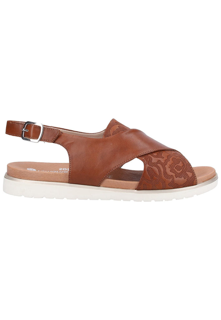 Remonte Sandalen Lederimitat Braun - surf4shoes