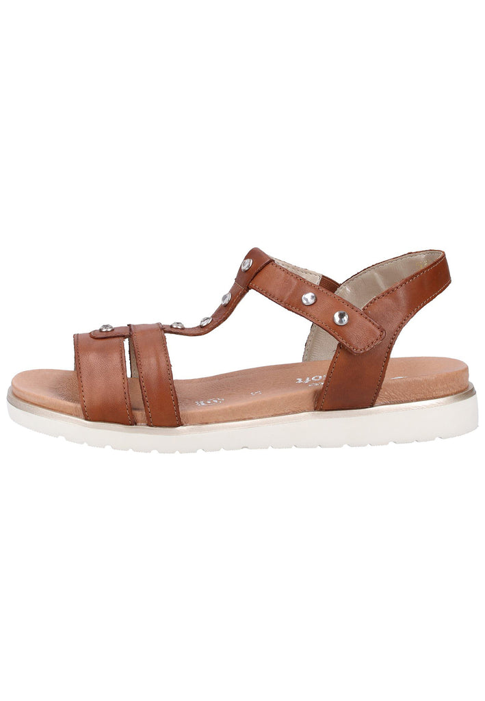 Remonte Sandalen Lederimitat Braun - surf4shoes