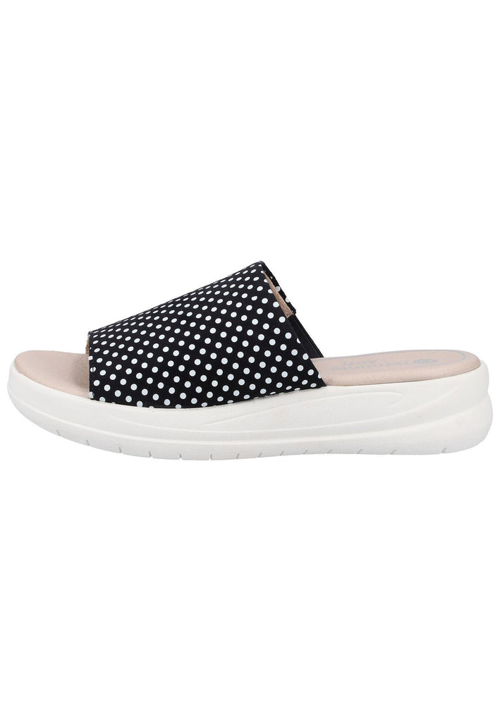 Remonte Pantoletten Lederimitat Navy - surf4shoes