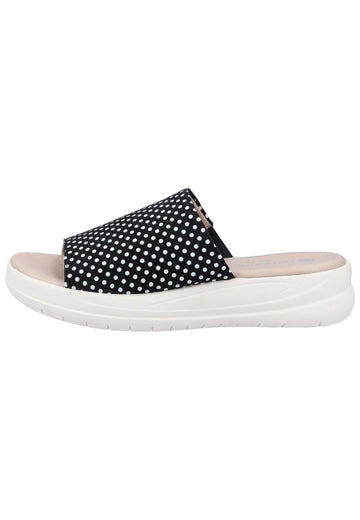 Remonte Pantoletten Lederimitat Navy - surf4shoes