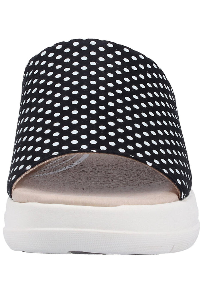 Remonte Pantoletten Lederimitat Navy - surf4shoes