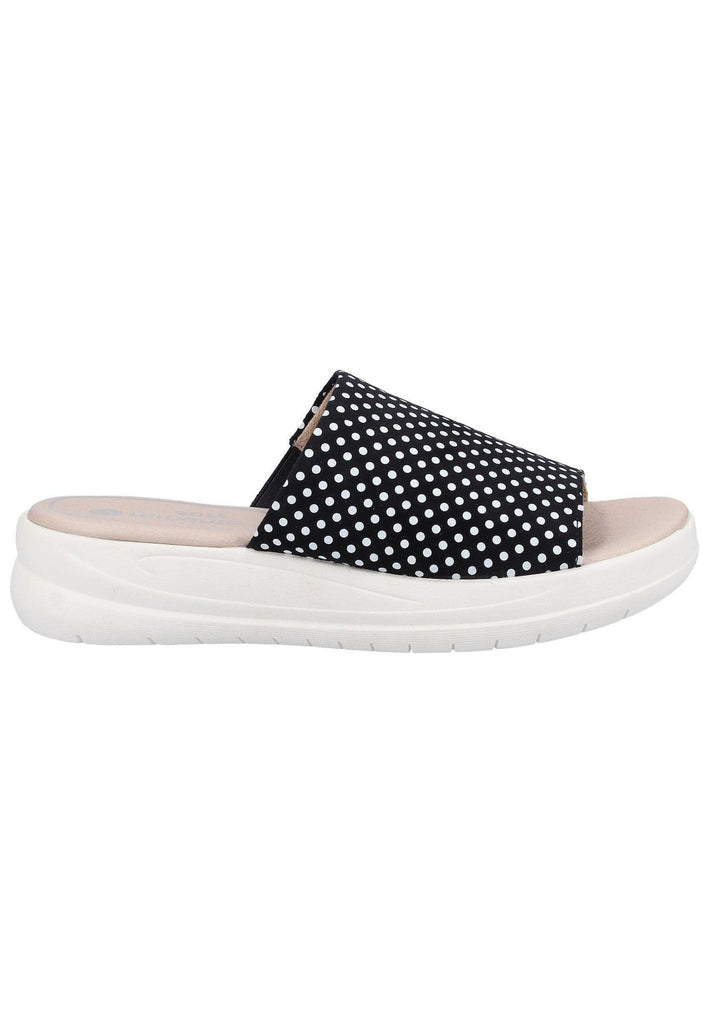 Remonte Pantoletten Lederimitat Navy - surf4shoes