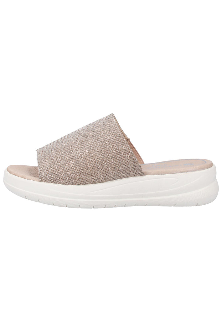 Remonte Pantoletten Lederimitat Hellrosa - surf4shoes