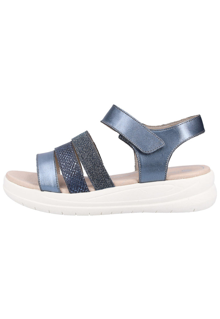 Remonte Sandalen Lederimitat Dunkelblau - surf4shoes