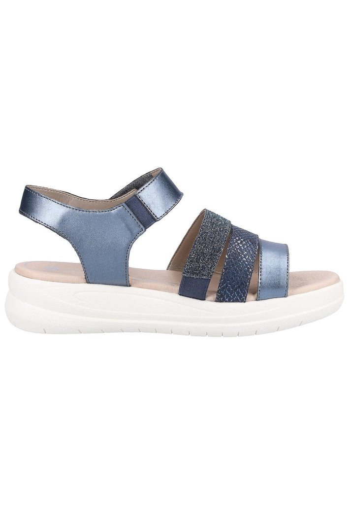 Remonte Sandalen Lederimitat Dunkelblau - surf4shoes