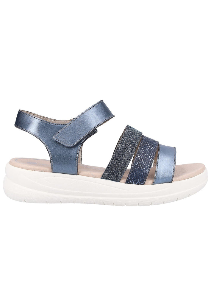 Remonte Sandalen Lederimitat Dunkelblau - surf4shoes