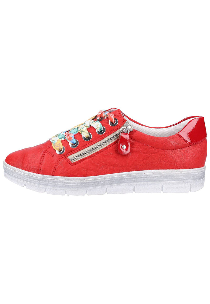 Remonte Halbschuhe Lederimitat Rot - surf4shoes