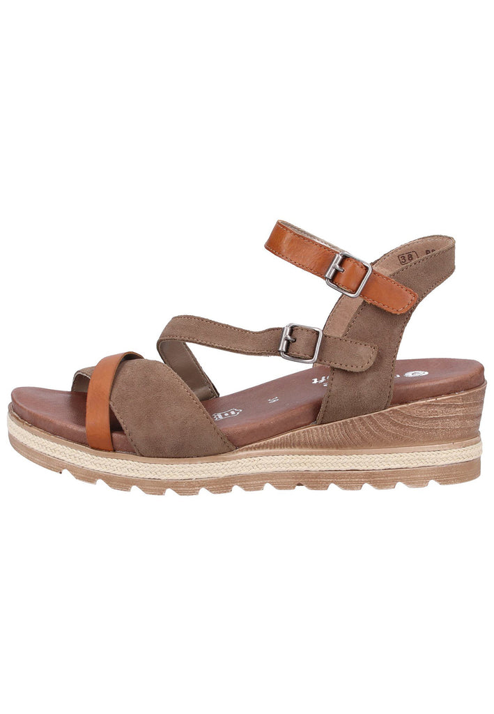 Remonte Sandalen Lederimitat Olive - surf4shoes