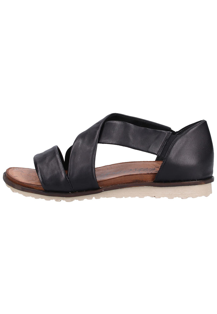 Remonte Sandalen Lederimitat Schwarz - surf4shoes