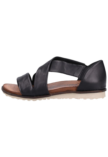 Remonte Sandalen Lederimitat Schwarz - surf4shoes