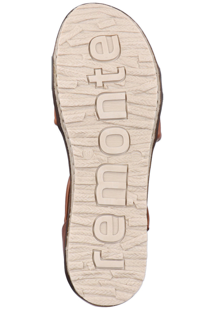 Remonte Sandalen Lederimitat Braun - surf4shoes