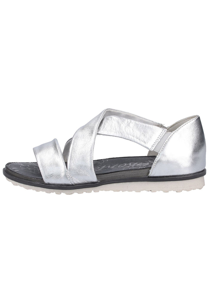 Remonte Sandalen Lederimitat Silber - surf4shoes