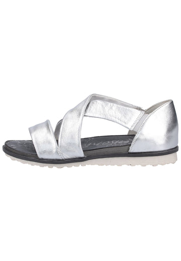 Remonte Sandalen Lederimitat Silber - surf4shoes
