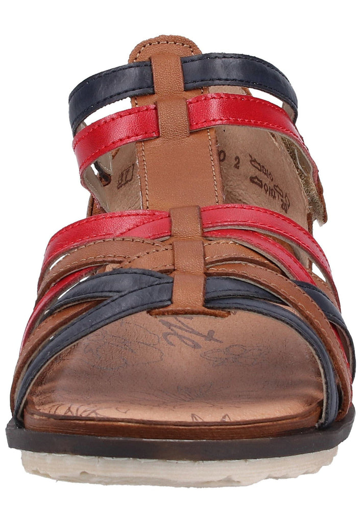 Remonte Sandalen Lederimitat Blau/Braun - surf4shoes