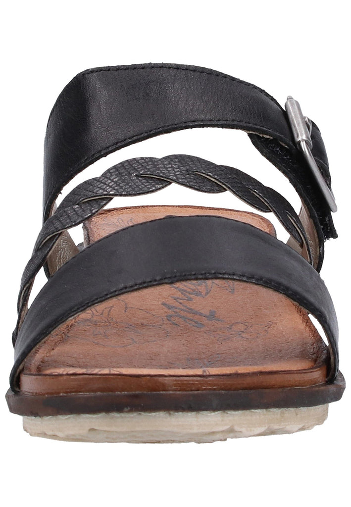 Remonte Pantoletten Leder/Synthetik Schwarz - surf4shoes