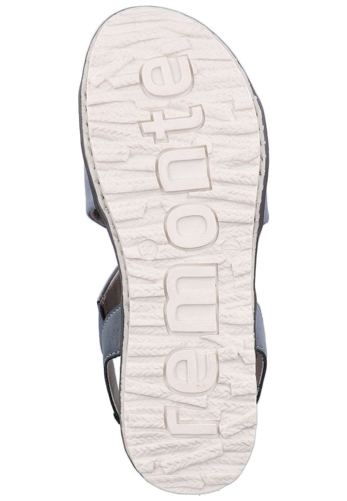 Remonte Sandalen Lederimitat Blau - surf4shoes