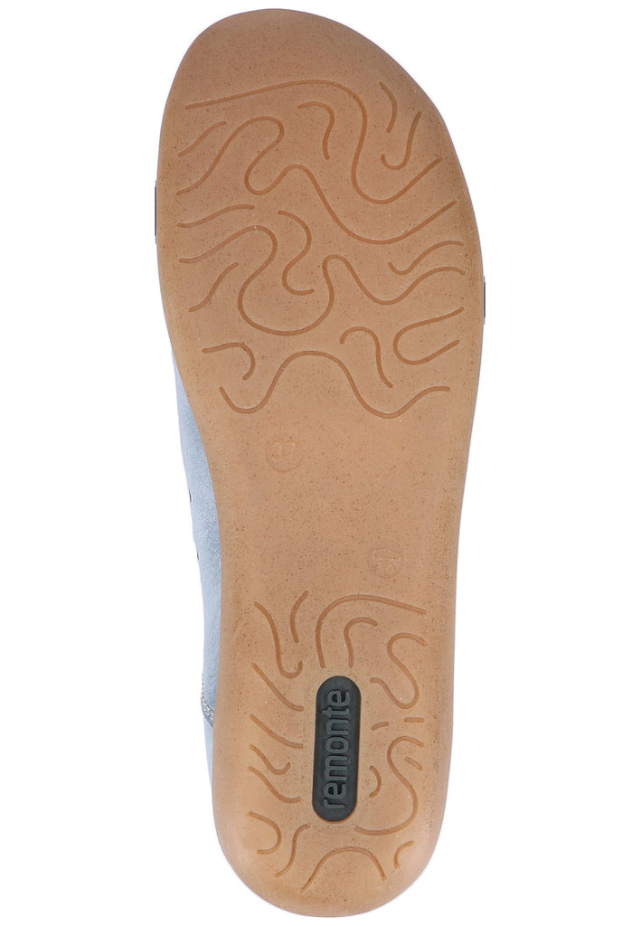 Remonte Halbschuhe Leder Blau - surf4shoes