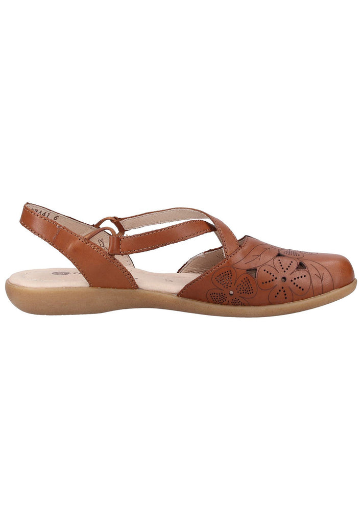 Remonte Sandalen Lederimitat Braun - surf4shoes