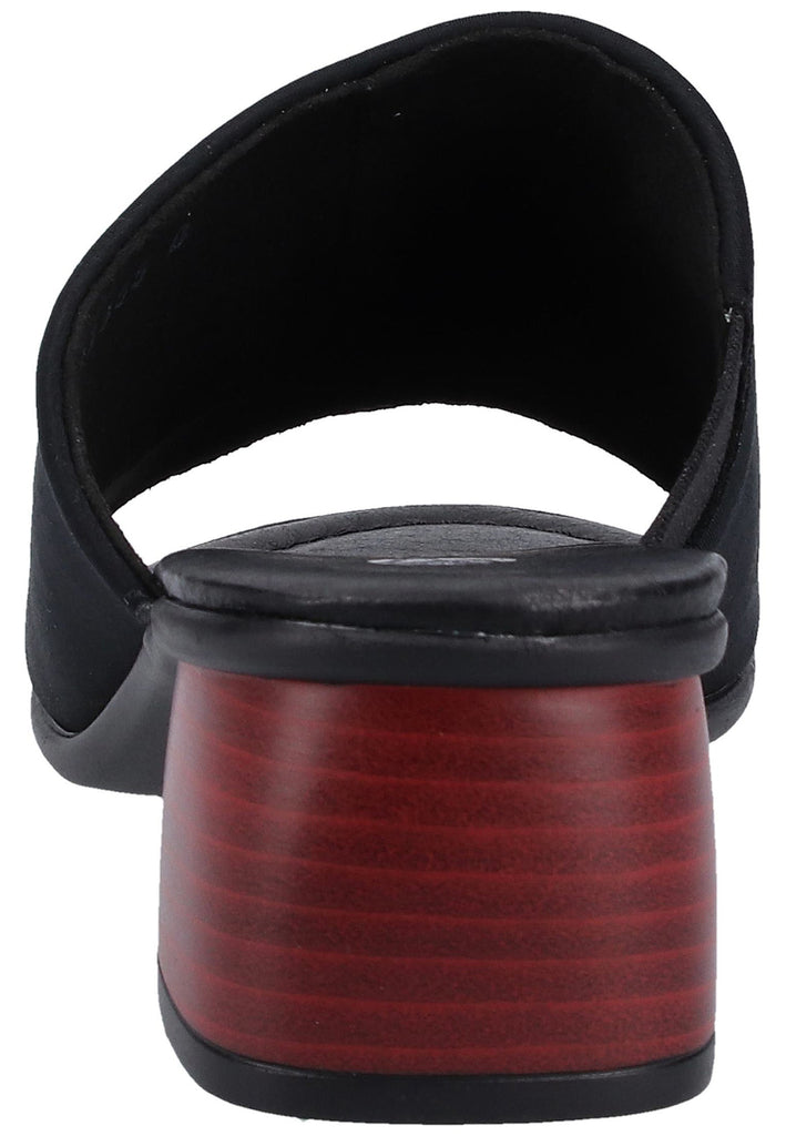 Remonte Pantoletten Textil Schwarz - surf4shoes