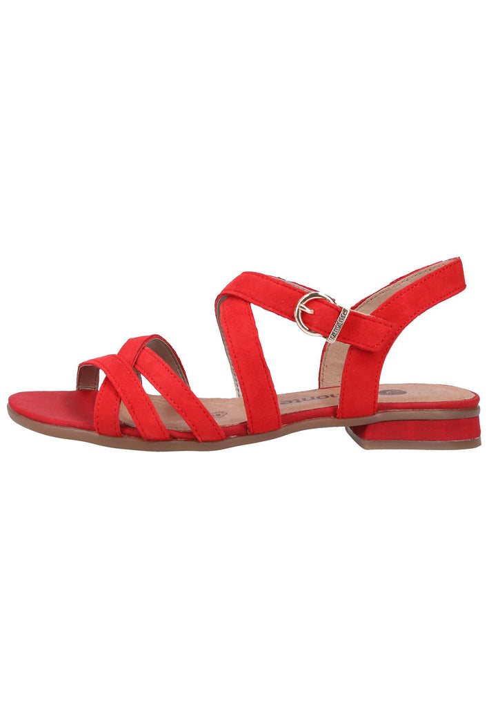 Remonte Sandalen Lederimitat Rot - surf4shoes
