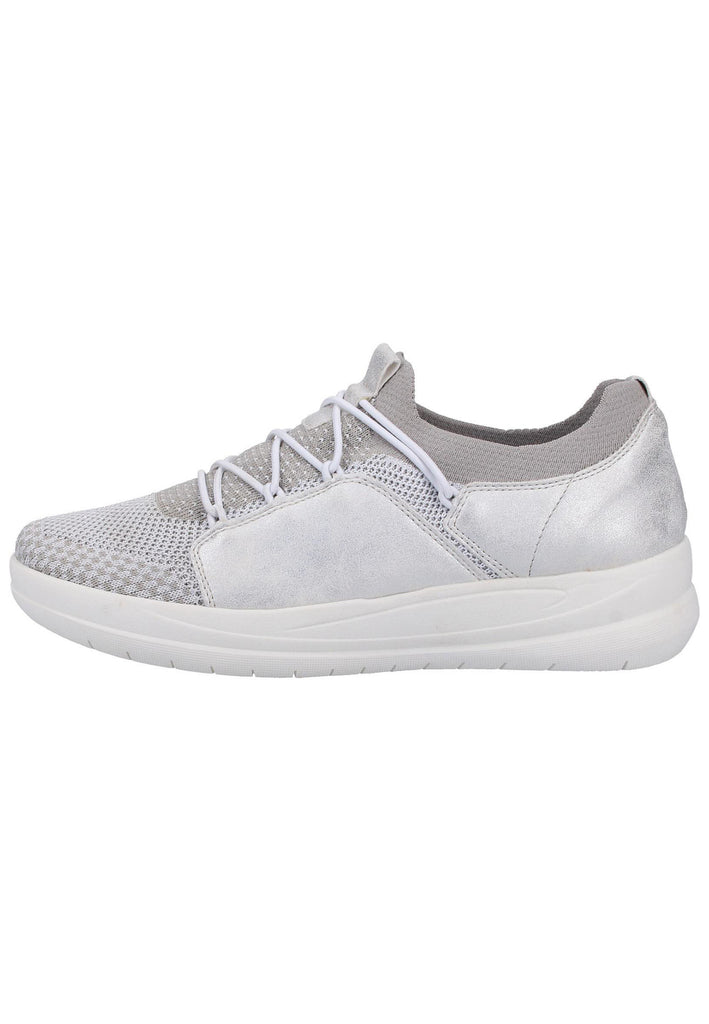 Remonte Sneaker Lederimitat Weiß/Grau - surf4shoes