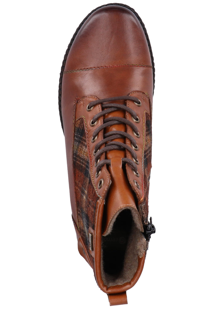 Remonte Stiefelette Lederimitat Braun - surf4shoes