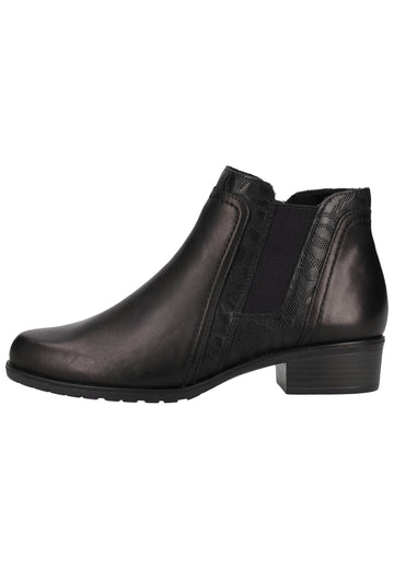 Remonte Stiefelette Lederimitat Schwarz - surf4shoes