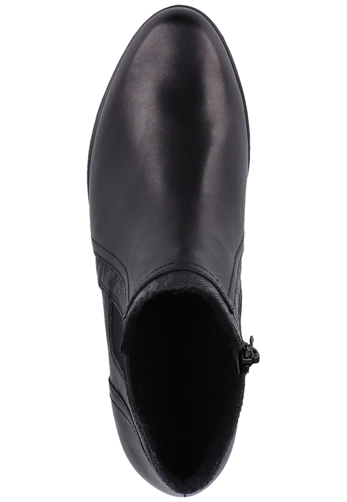 Remonte Stiefelette Lederimitat Schwarz - surf4shoes