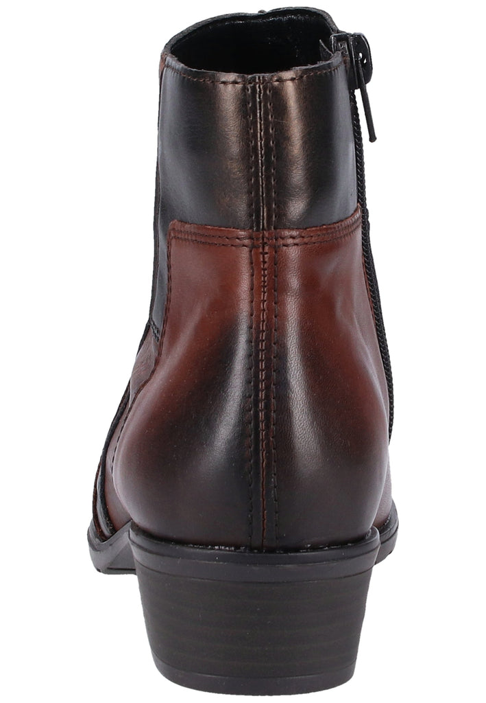 Remonte Stiefelette Lederimitat Braun Warmfutter - surf4shoes