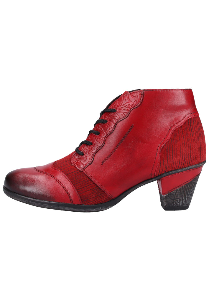 Remonte Stiefelette Lederimitat Rot - surf4shoes