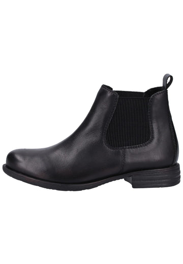 Remonte Stiefelette Lederimitat Schwarz - surf4shoes