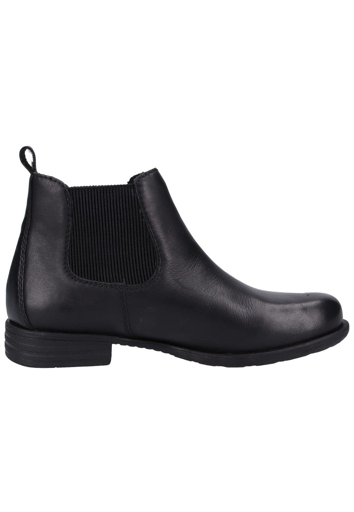 Remonte Stiefelette Lederimitat Schwarz - surf4shoes