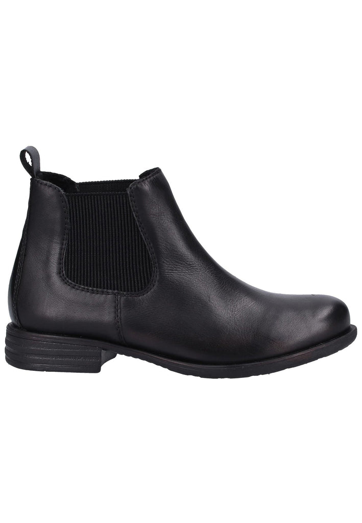 Remonte Stiefelette Lederimitat Schwarz - surf4shoes
