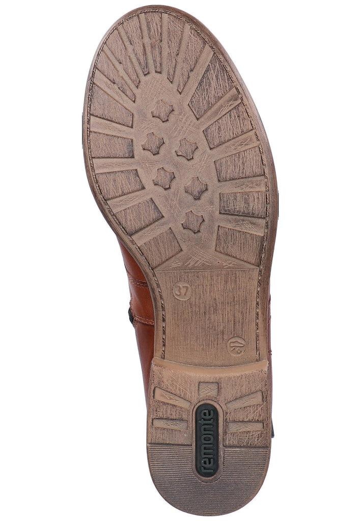 Remonte Stiefelette Lederimitat Braun - surf4shoes
