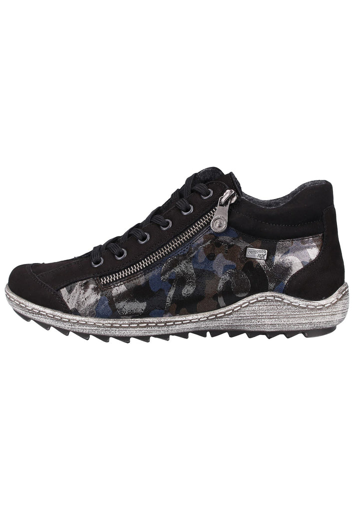 Remonte Sneaker Lederimitat Schwarz - surf4shoes