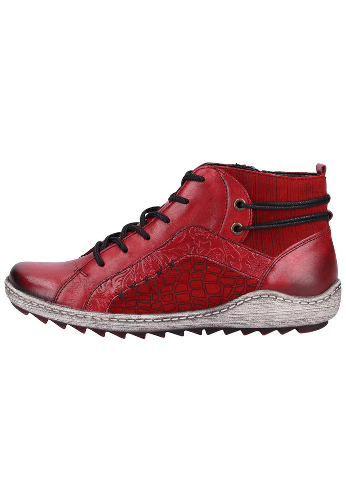 Remonte Sneaker Lederimitat Rot - surf4shoes