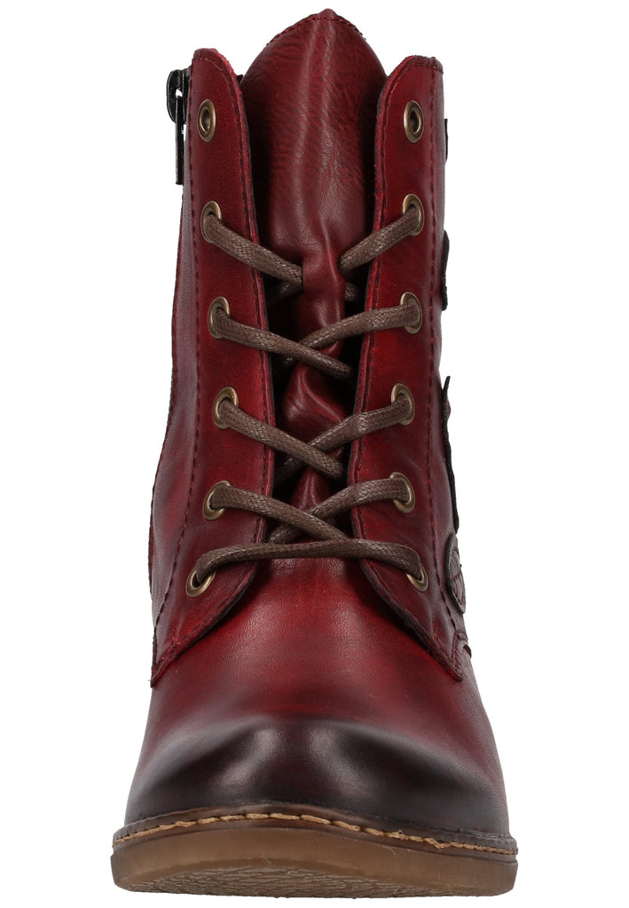 Remonte Stiefelette Lederimitat Rot - surf4shoes